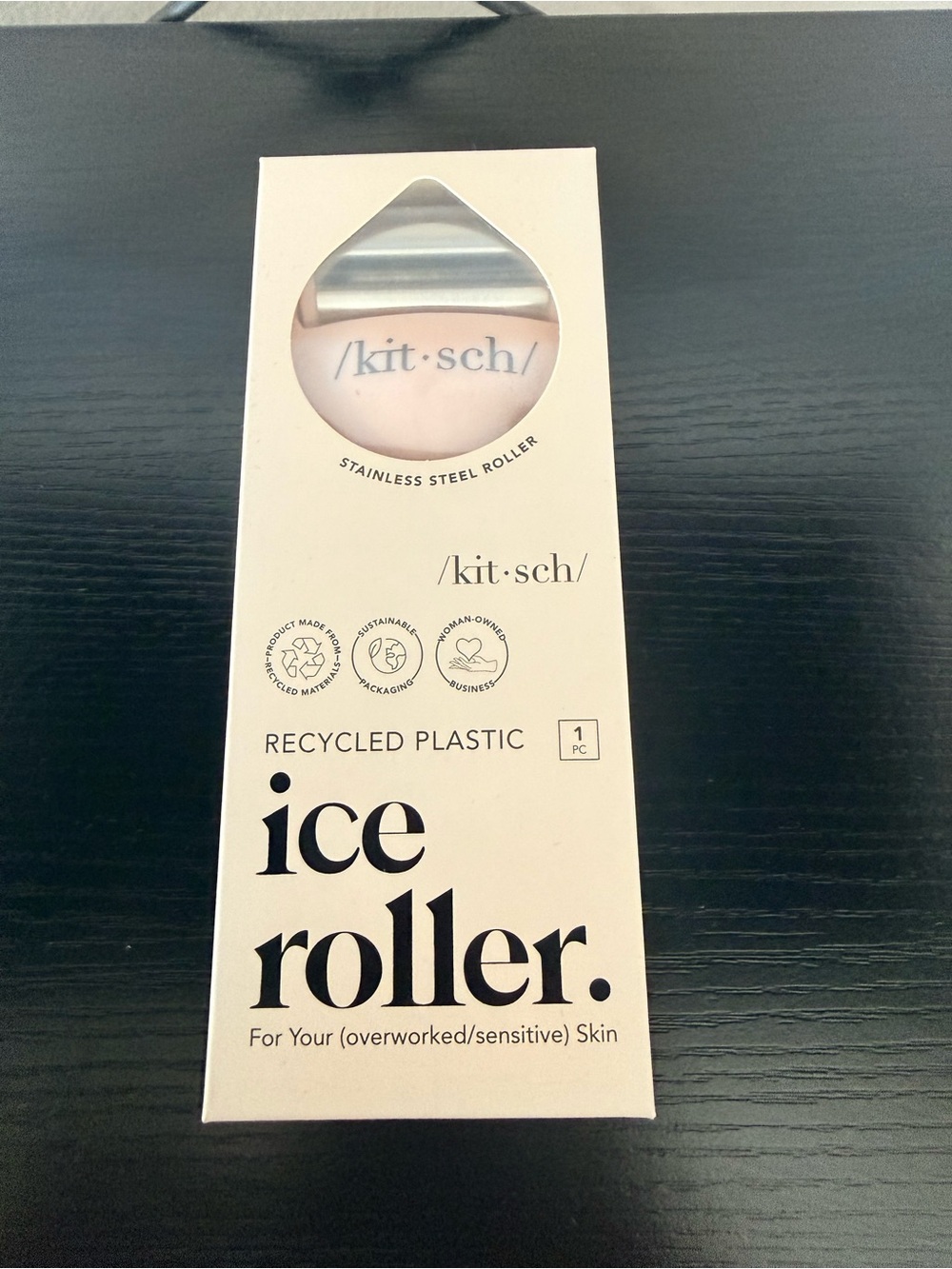 Kitsch Pink Stainless Steel Ice Roller